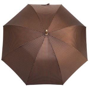 Damenschirm – Karo rot-grün-grau